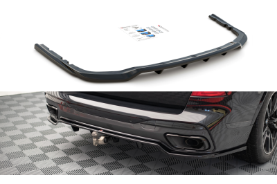 Накладка сплиттер на задний бампер на BMW X7 G07 M